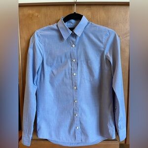 J. Crew Women’s Light Blue Button-down Shirt 100% cotton in good condition